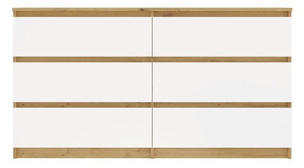 TP Living Komoda MALWA M6 140 dub artisan/biela