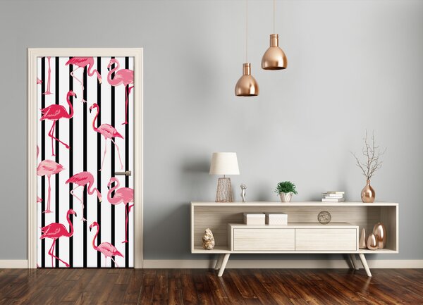 Samolepiace fototapety na dvere Fleminga a pásky 75x205 cm