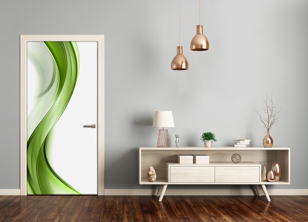 Samolepiace fototapety na dvere abstraktné vlna 85x205 cm