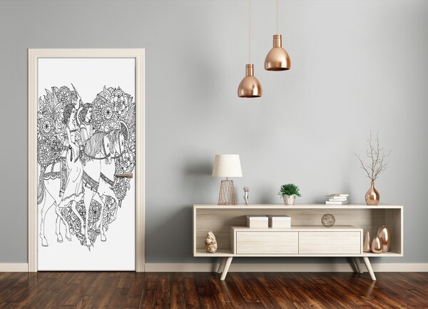 Samolepiace fototapety na dvere Muž a žena 85x205 cm