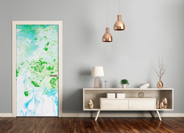 Samolepiace fototapety na dvere abstraktné fľaky 95x205 cm