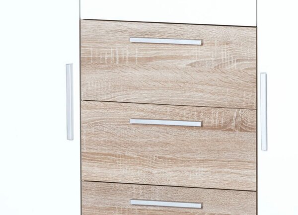 Szynaka Komoda Milo 05 145 cm dub sonoma/biela