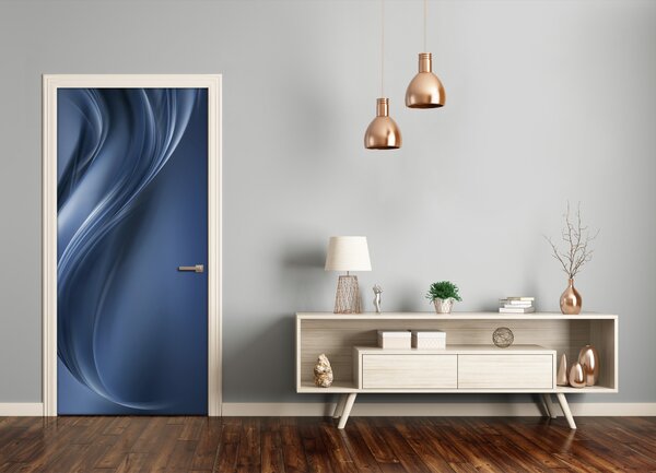 Samolepiace fototapety na dvere abstraktné vlna 75x205 cm