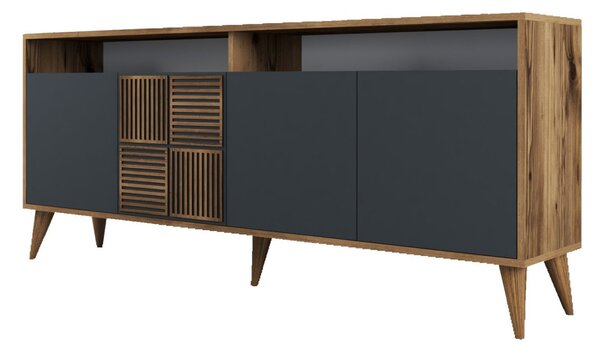 Kalune Design Komoda Milan dub wotan/antracit