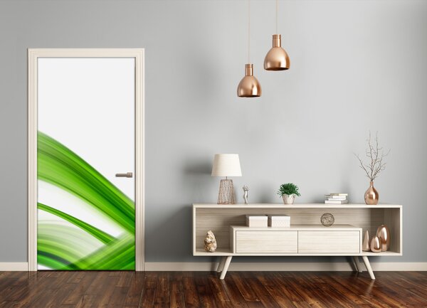Samolepiace fototapety na dvere abstraktné vlna 95x205 cm