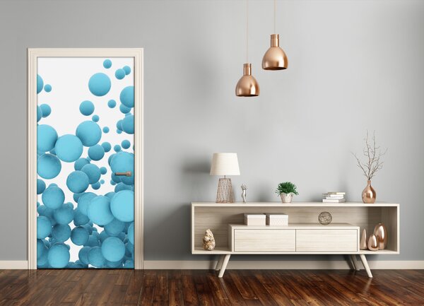Samolepiace fototapety na dvere abstrakcie gule 75x205 cm
