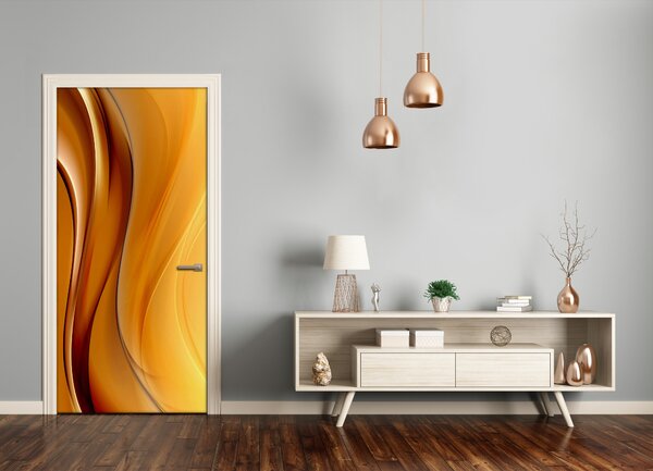 Samolepiace fototapety na dvere abstrakcie vlna 85x205 cm