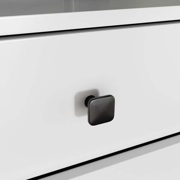 Ak furniture Komoda MOBI K-05 biela/čierna