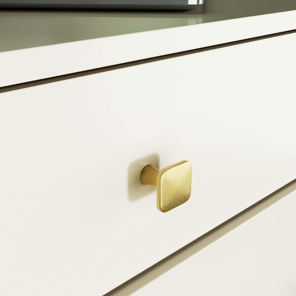 Ak furniture Komoda MOBI K-04 kašmír/zlatá