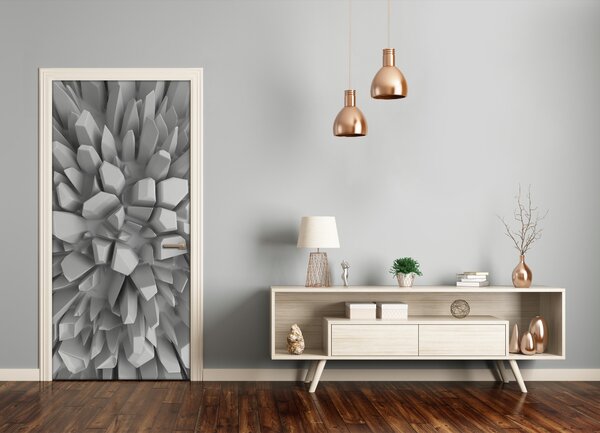 Samolepiace fototapety na dvere abstrakcie 3D 75x205 cm