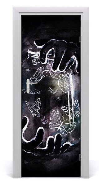Samolepiace fototapety na dvere Motýle w zloÏky 75x205 cm