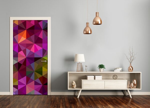 Samolepiace fototapety na dvere abstrakcie vlny 85x205 cm