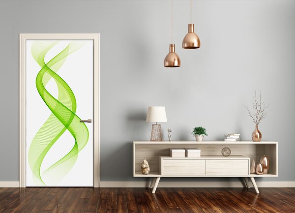 Samolepiace fototapety na dvere farebné vlny 85x205 cm
