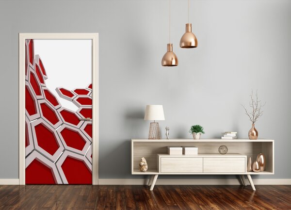 Samolepiace fototapety na dvere abstrakcie 3D 85x205 cm