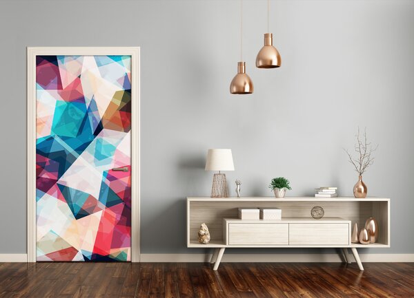 Samolepiace fototapety na dvere abstrakcie mozaika 75x205 cm