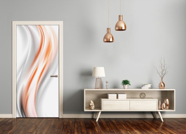 Samolepiace fototapety na dvere abstrakcie vlny 85x205 cm