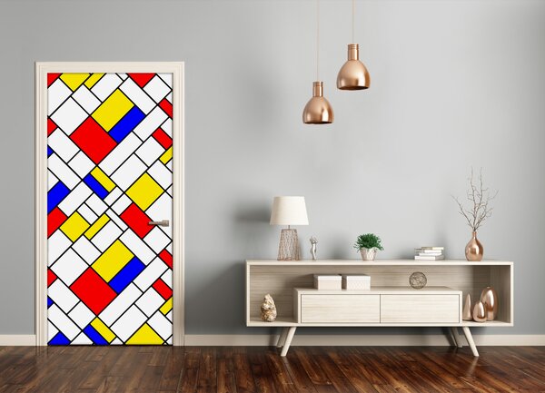 Samolepiace fototapety na dvere abstrakcie 95x205 cm