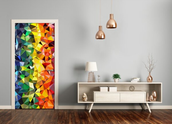 Samolepiace fototapety na dvere Geometrickké 85x205 cm