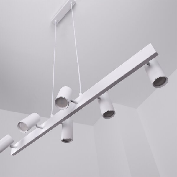Brilagi - LED RGBW Stmievateľný luster na lanku SELE 6xGU10/6,5W/230V biela