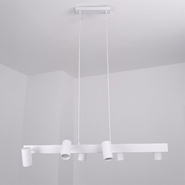Brilagi - LED RGBW Stmievateľný luster na lanku SELE 6xGU10/6,5W/230V biela