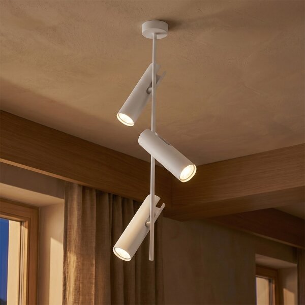 Brilagi - LED RGBW Stmievateľný luster na tyči BRANCH 3xGU10/6,5W/230V biela