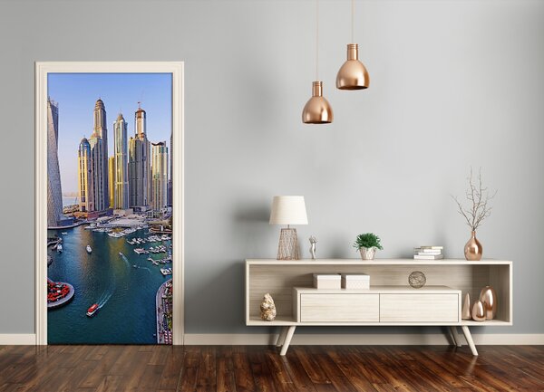 Fototapeta samolepiace na dvere Dubaj záliv 95x205 cm