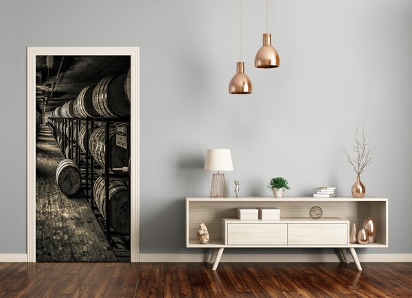 Fototapeta samolepiace na dvere Beczka Burbon 75x205 cm