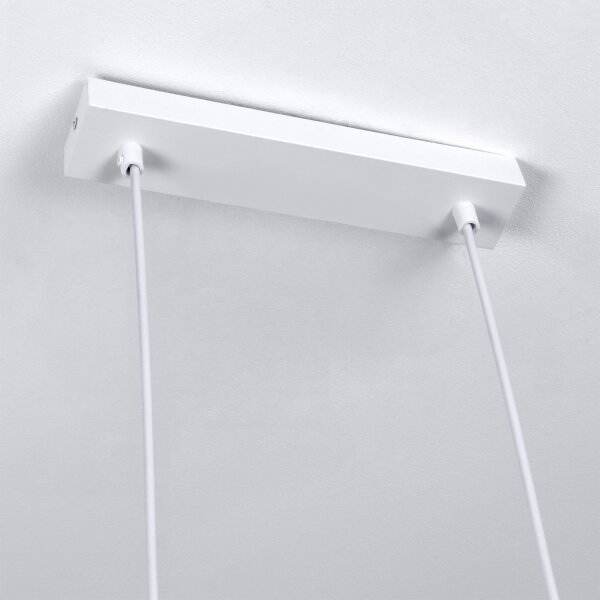 Brilagi - LED RGBW Stmievateľný zavesný luster na lankách SELE 4xGU10/6,5W/230V biela