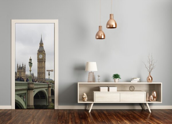Fototapeta samolepiace na dvere Elizabeth Tower Londýn 85x205 cm