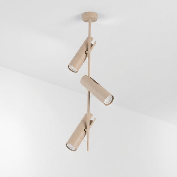 Brilagi - LED RGBW stmievateľný luster na tyči BRANCH 3xGU10/6,5W/230V béžový