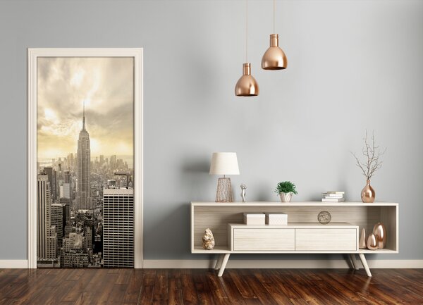 Fototapeta samolepiace dvere Manhattan New York 85x205 cm