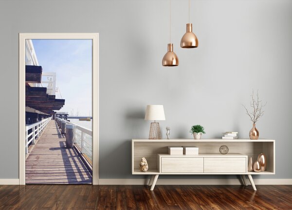 Fototapeta samolepiace na dvere mólo Sopot 75x205 cm
