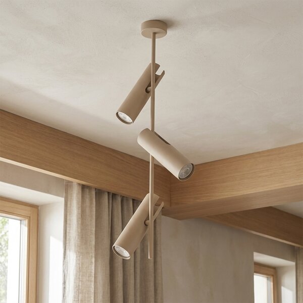 Brilagi - LED RGBW stmievateľný luster na tyči BRANCH 3xGU10/6,5W/230V béžový