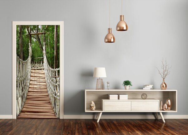 Fototapeta samolepiace na dvere Visiace most 85x205 cm
