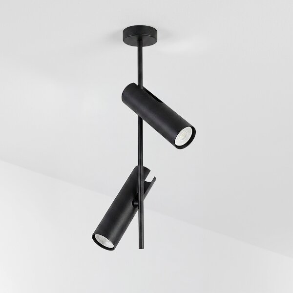 Brilagi - LED RGBW Stmievaný luster na tyči BRANCH 2xGU10/6,5W/230V čierna