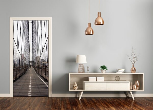 Fototapeta samolepiace na dvere Brooklyn most 85x205 cm