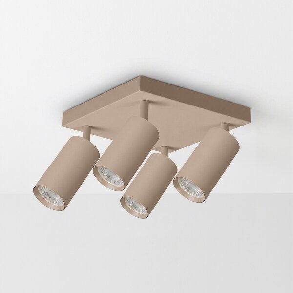 Brilagi - LED RGBW stmievateľné bodové svietidlo SELE SQUARE 4xGU10/6,5W/230V béžové