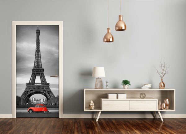 Fototapeta samolepiace na dvere Eiffelova veža 75x205 cm