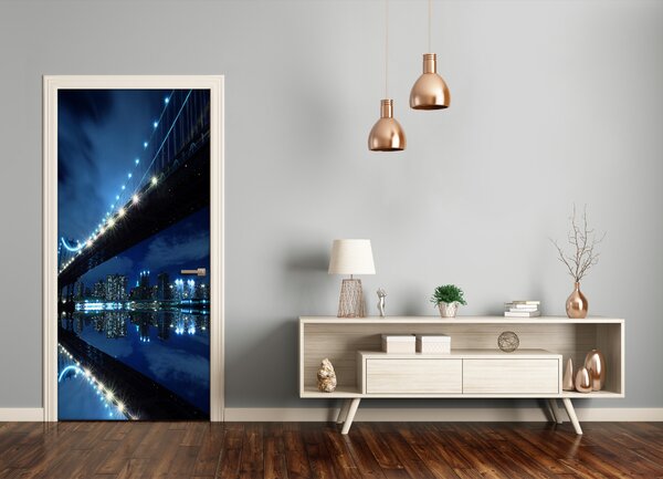 Fototapeta samolepiace dvere Manhattan New York 85x205 cm