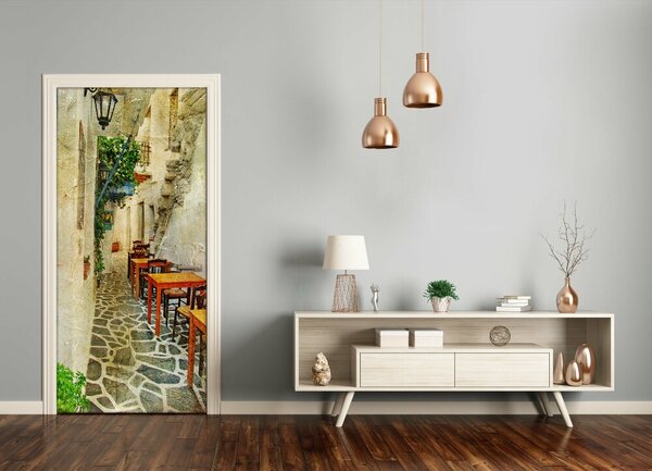 Fototapeta samolepiace na dvere Grécke krčmy 85x205 cm