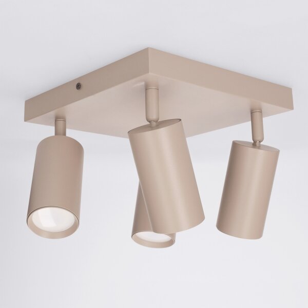 Brilagi - LED RGBW stmievateľné bodové svietidlo SELE SQUARE 4xGU10/6,5W/230V béžové