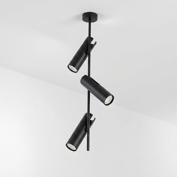 Brilagi - Luster na tyči BRANCH 3xGU10/30W/230V čierna