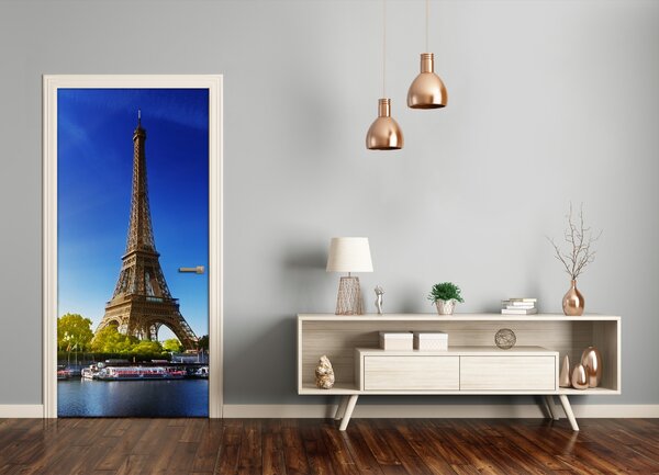 Fototapeta samolepiace na dvere Eiffelova veža 85x205 cm