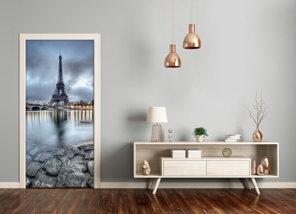 Fototapeta samolepiace na dvere Eiffelova veža 75x205 cm