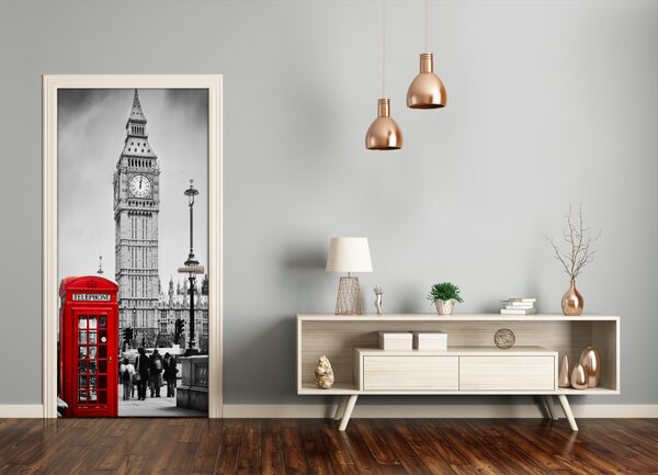 Fototapeta samolepiace na dvere Elizabeth Tower Londýn 85x205 cm