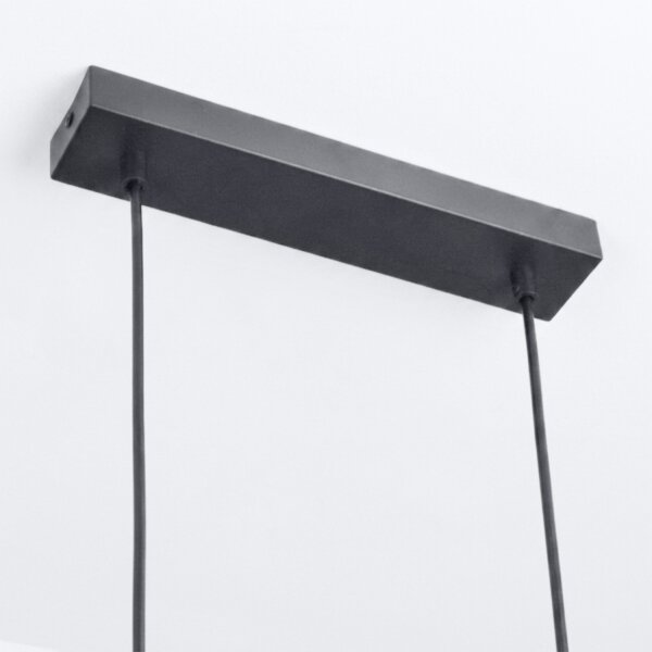 Brilagi - LED RGBW Stmievateľný luster na lanku SELE 6xGU10/6,5W/230V čierna/dub