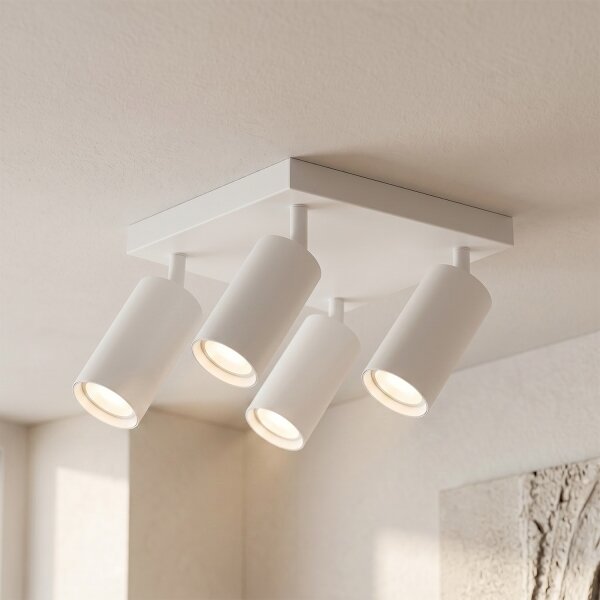 Brilagi - LED RGBW stmievateľné bodové svietidlo SELE SQUARE 4xGU10/6,5W/230V biela
