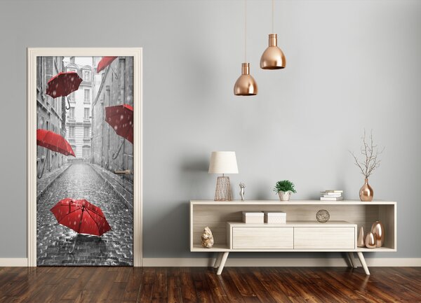 Fototapeta samolepiace na dvere dáždnik Francúzsko 85x205 cm
