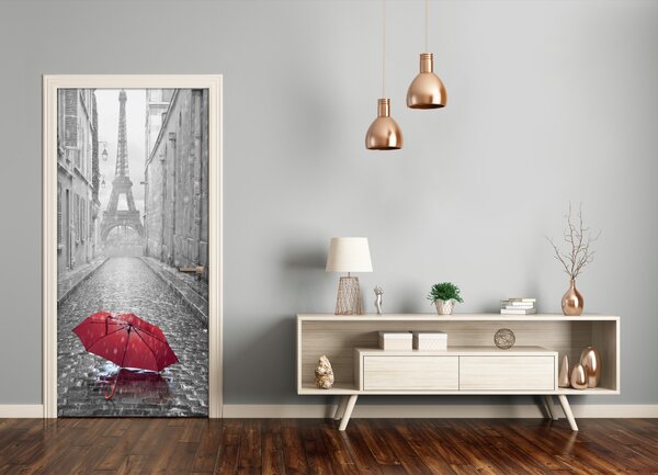 Fototapeta samolepiace na dvere dáždnik Francúzsko 85x205 cm