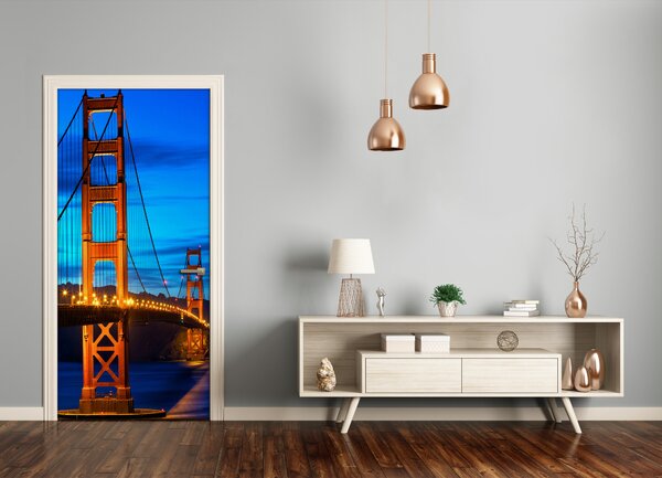 Fototapeta samolepiace dvere Most San Francisco 85x205 cm